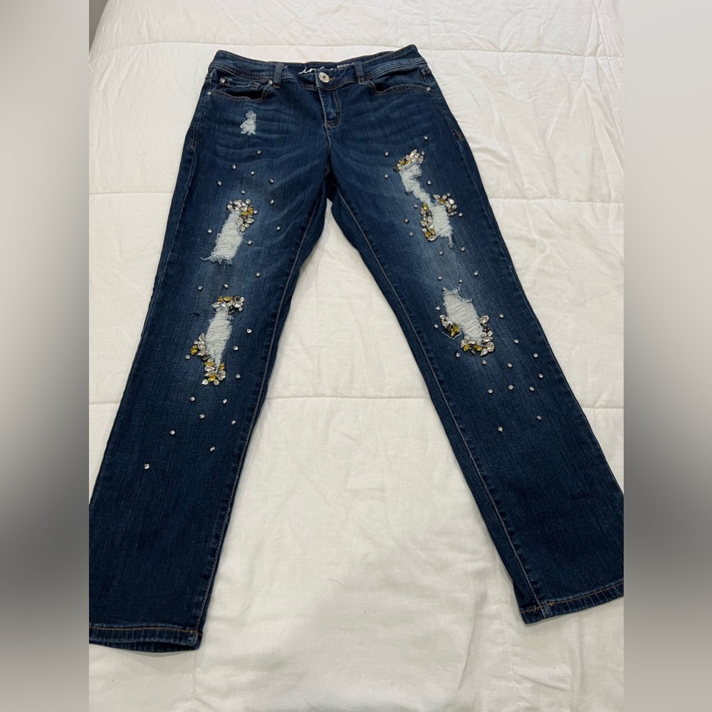 Inc Concepts international embellished jeans
